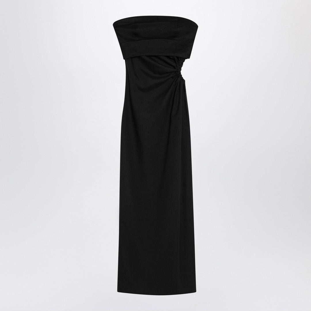 Apparel & Accessories Max Mara - Black bustier dress in wool blend Brand
