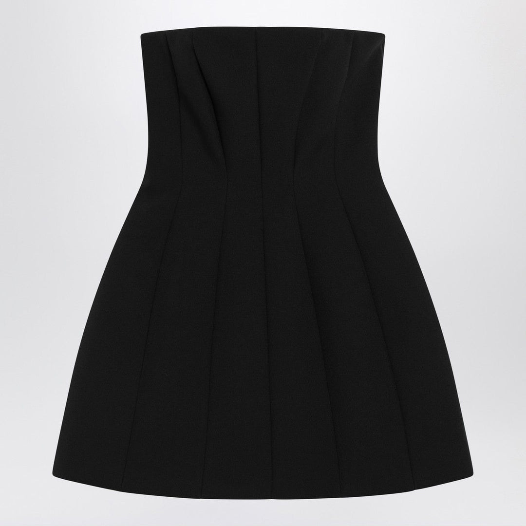 Apparel &amp; Accessories 42  IT Max Mara Pianoforte - Black bustier dress in sablé Brand