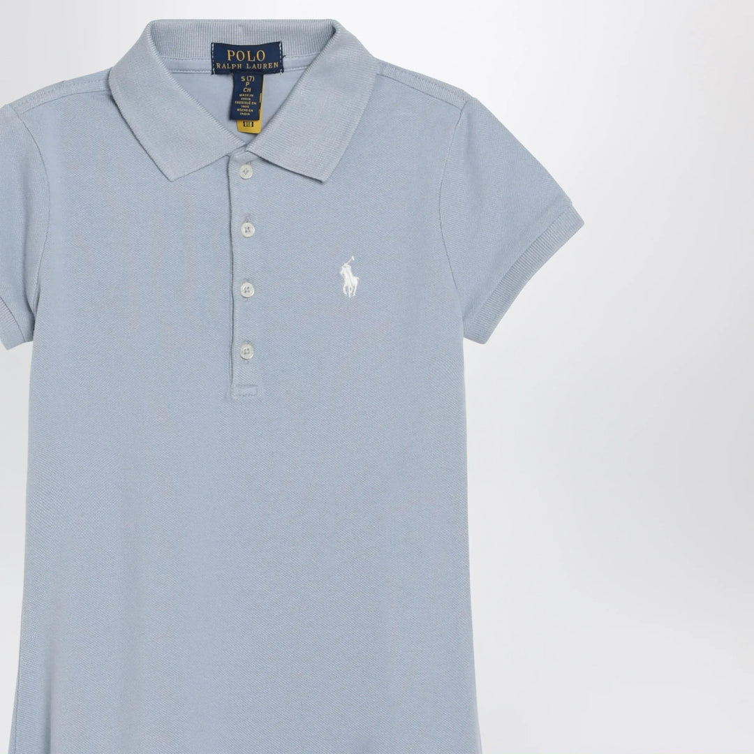Polo Ralph Lauren - Light blue cotton dress Brand Apparel &amp; Accessories