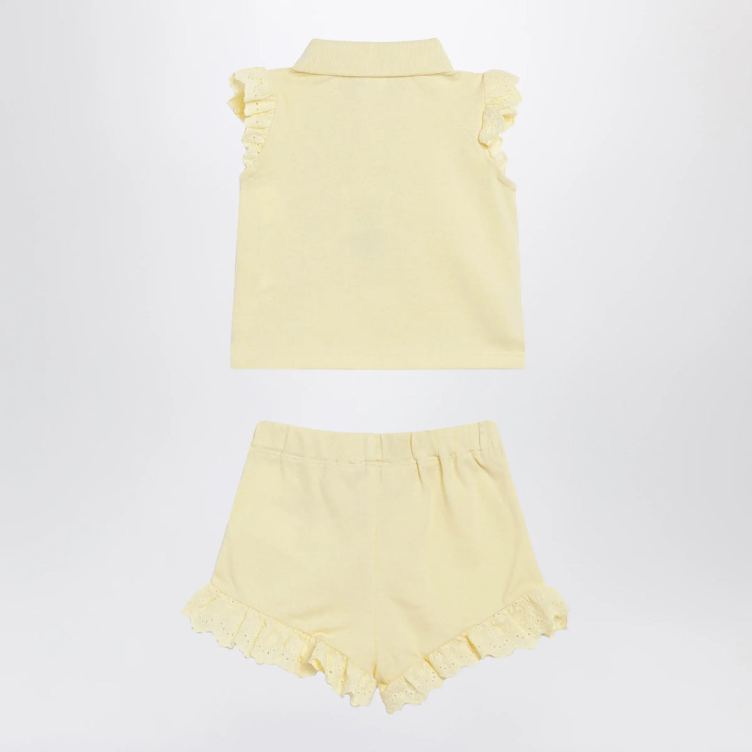 Polo Ralph Lauren - Light yellow two-piece cotton set Brand Apparel &amp; Accessories 3