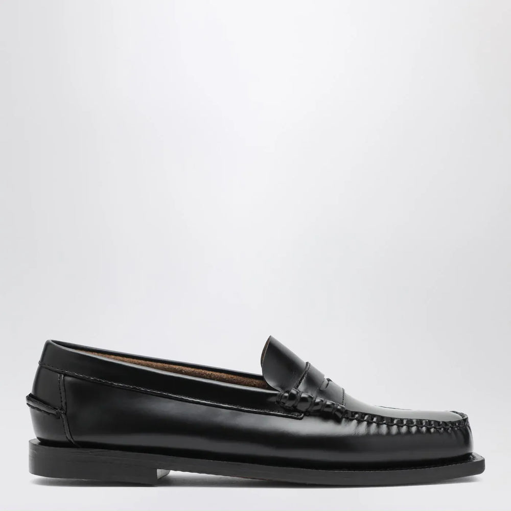 Sebago - Black Madison moccasins in leather Brand Apparel & Accessories 6,5 US