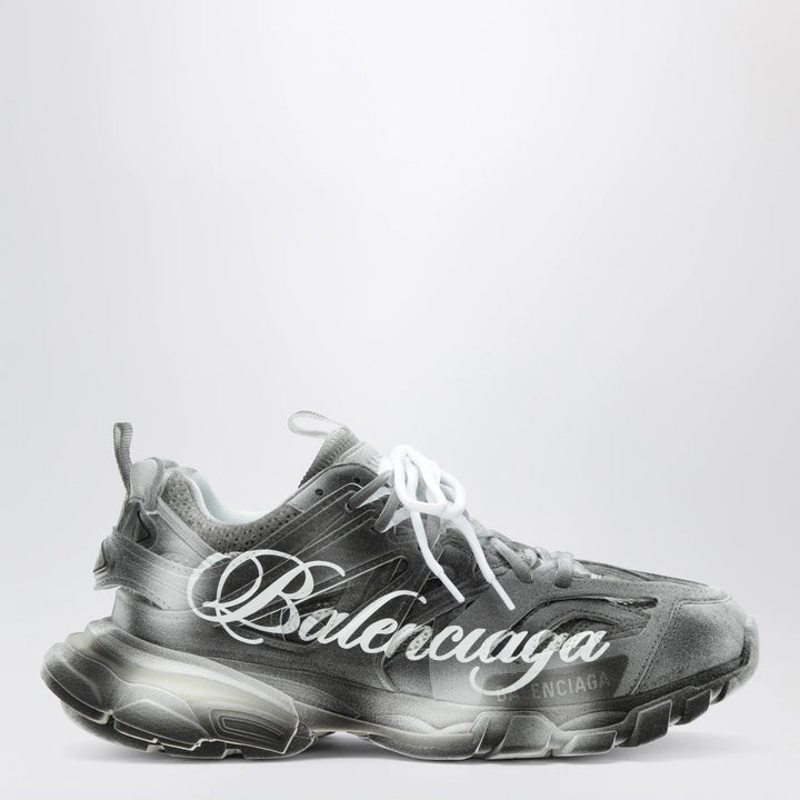 Balenciaga - Track Stencil Logo sneakers in black/white Brand Apparel &amp; Accessories > Shoes 36 IT