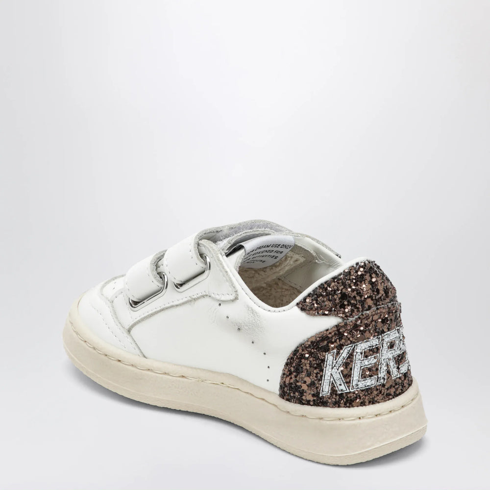 Golden Goose - Ball Star sneakers in white/ash/brown Brand Apparel & Accessories > Shoes