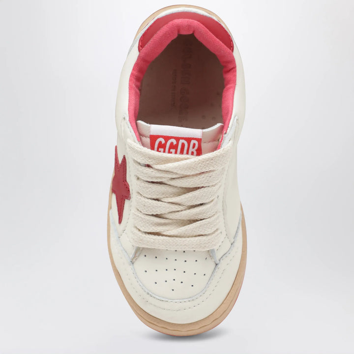Golden Goose - Ball Star sneakers in white/red Brand Apparel &amp; Accessories > Shoes