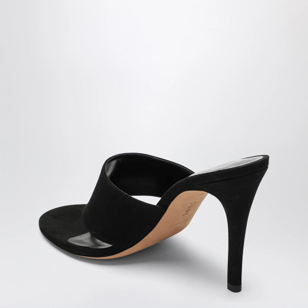 Jude - Black nubuck leather thong sandals Brand Apparel & Accessories > Shoes