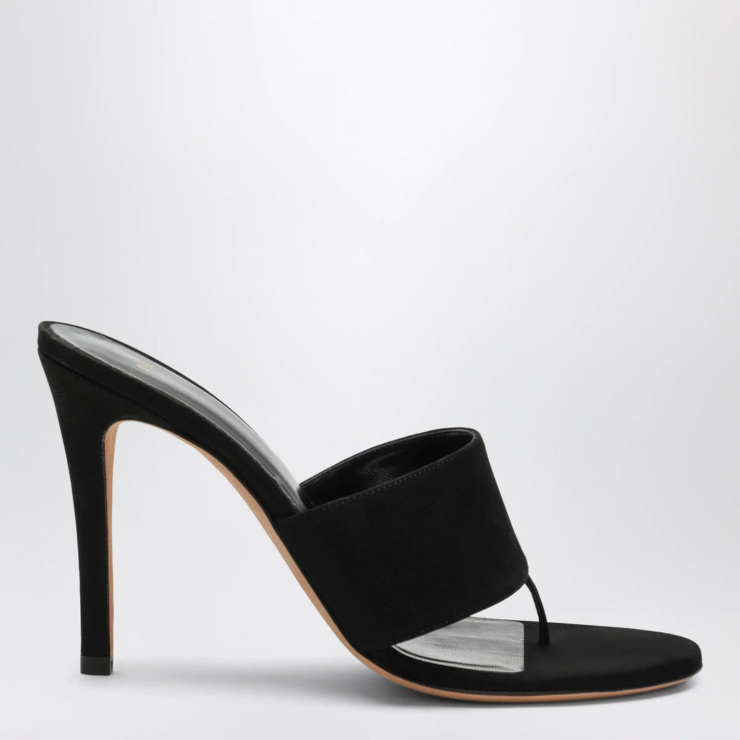 Jude - Black nubuck leather thong sandals Brand Apparel &amp; Accessories > Shoes