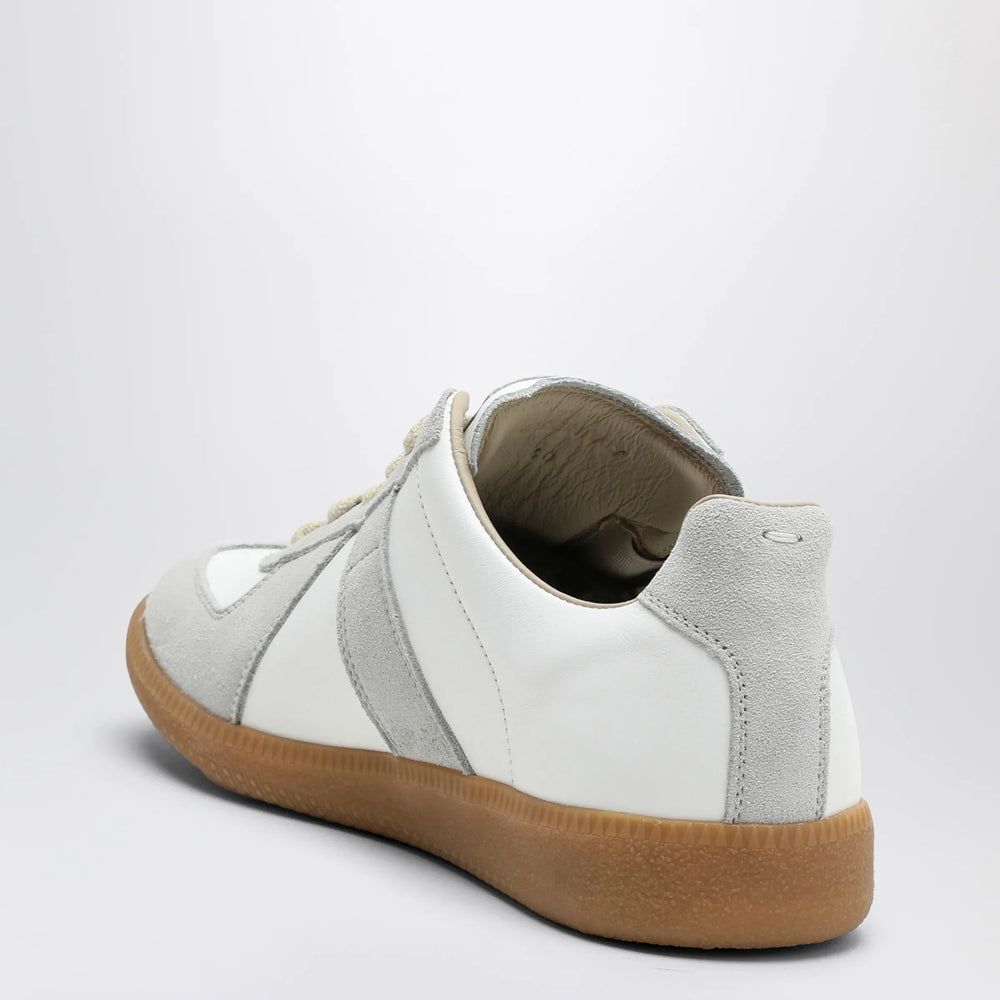 Maison Margiela - Grey and white Replica Sneakers Brand Apparel & Accessories > Shoes