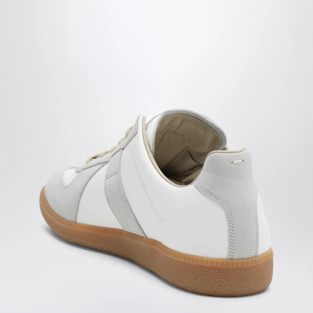 Maison Margiela - Grey and white Replica Sneakers Brand Apparel & Accessories > Shoes