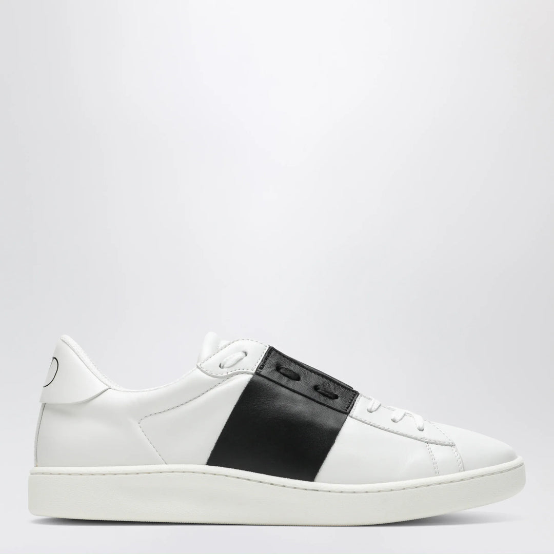Valentino Garavani - Open Royco nappa calfskin sneakers in white/black Brand Apparel &amp; Accessories > Shoes 39 IT