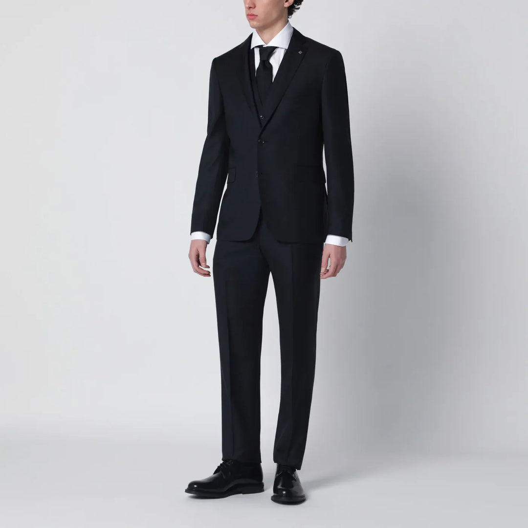 Tagliatore - Single-breasted navy blue wool suit Brand Apparel &amp; Accessories 48 IT