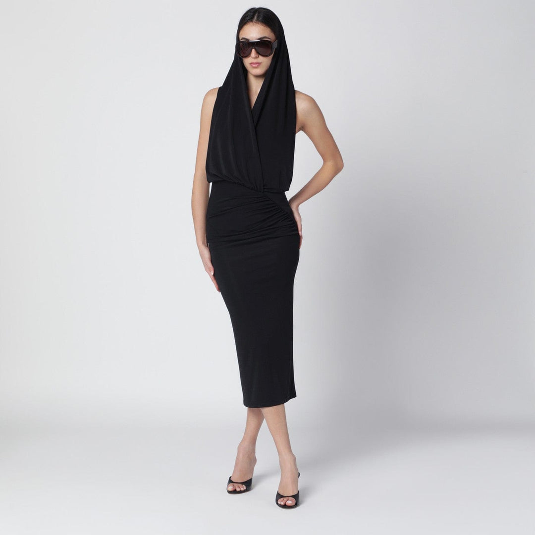 Apparel &amp; Accessories THE ANDAMANE - Black Annie hooded midi dress Brand