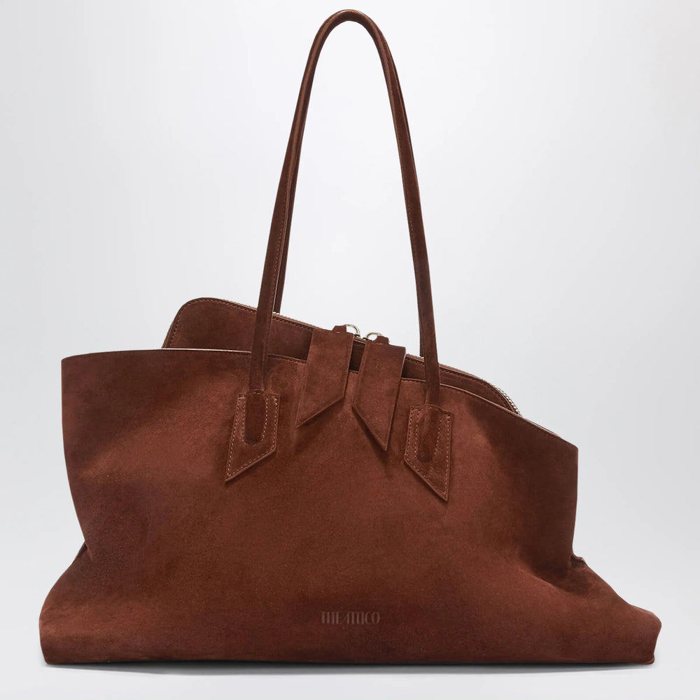 The Attico - La Passeggiata Medium bag Light Chocolate Brand Apparel & Accessories TU
