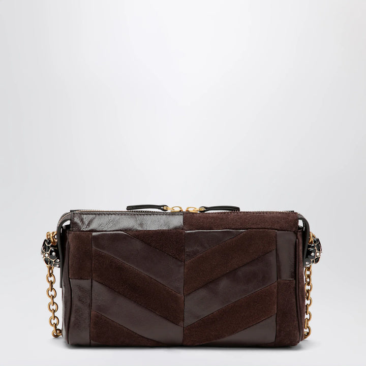 Valentino Garavani - Panthea small shoulder bag in ebony brown Brand Apparel &amp; Accessories U