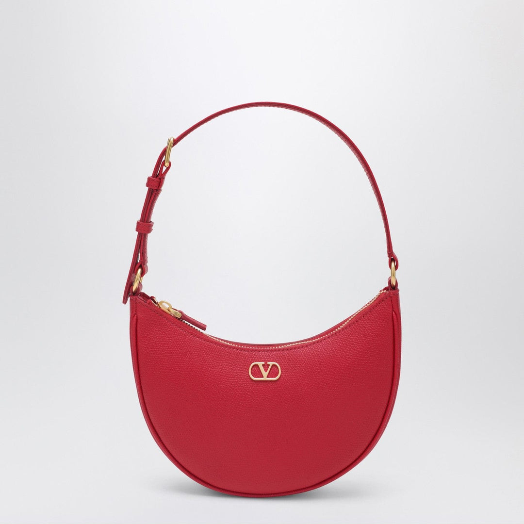 Apparel &amp; Accessories TU Valentino Garavani - Red leather Vlogo Signature mini hobo bag Brand