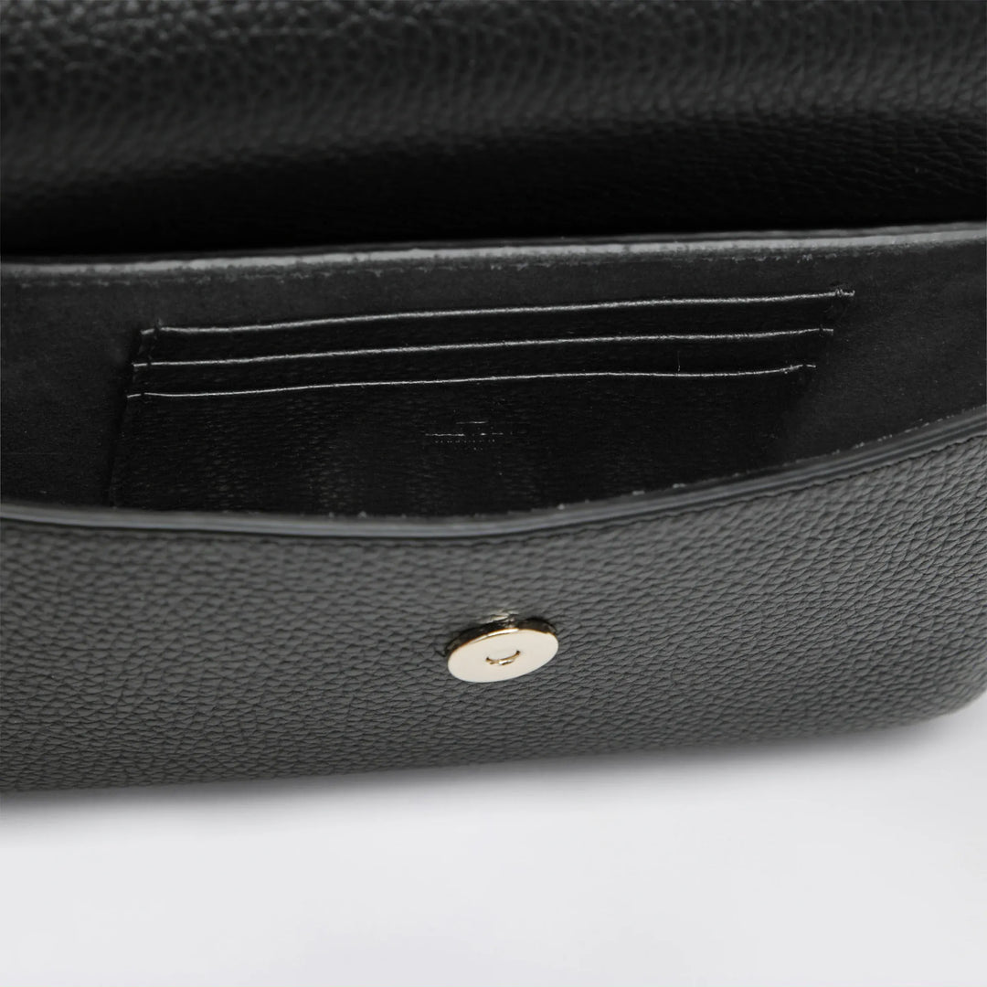 Valentino Garavani - Rockstud pouch in grained calfskin leather, black Brand Apparel &amp; Accessories U