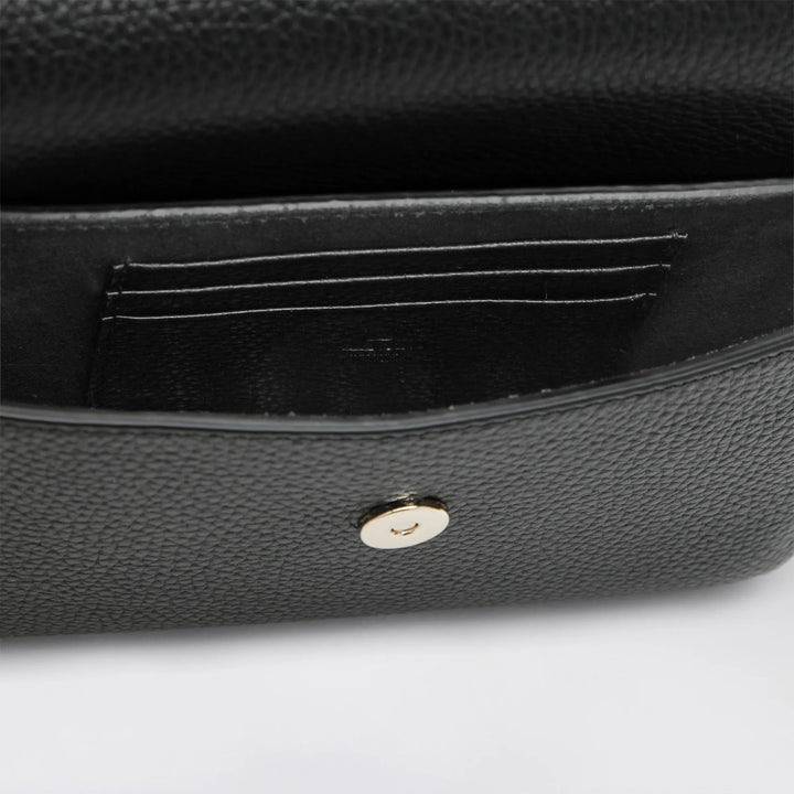 Valentino Garavani - Rockstud pouch in grained calfskin leather, black Brand Apparel &amp; Accessories U