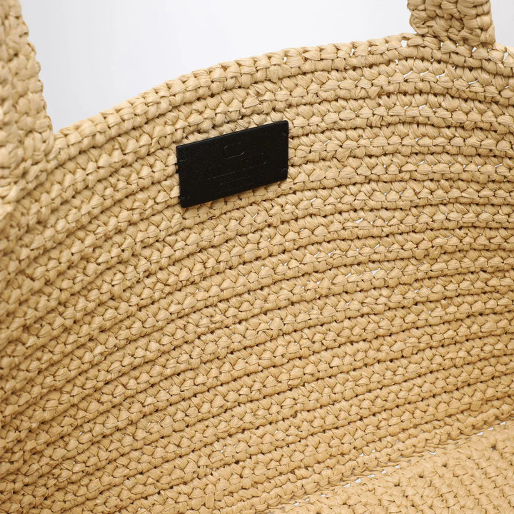 Valentino Garavani - Viva Superstar Crochet medium natural/black bag Brand Apparel &amp; Accessories TU