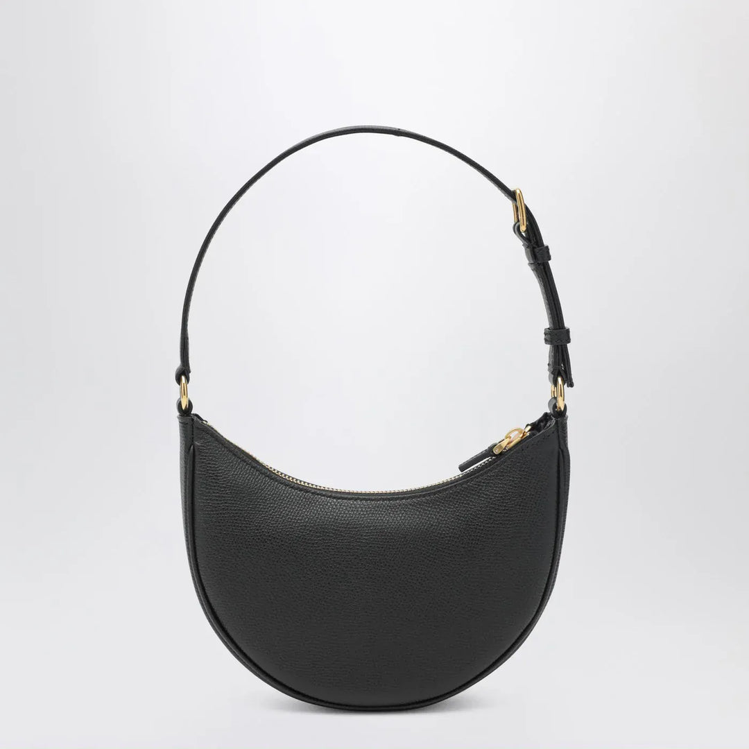 Valentino Garavani - Vlogo Signature Mini Hobo bag in black leather Brand Apparel &amp; Accessories TU