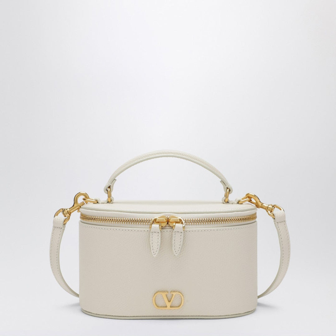Apparel &amp; Accessories TU Valentino Garavani - Vlogo Signature Mini Vanity Bag in ivory grained calfskin Brand