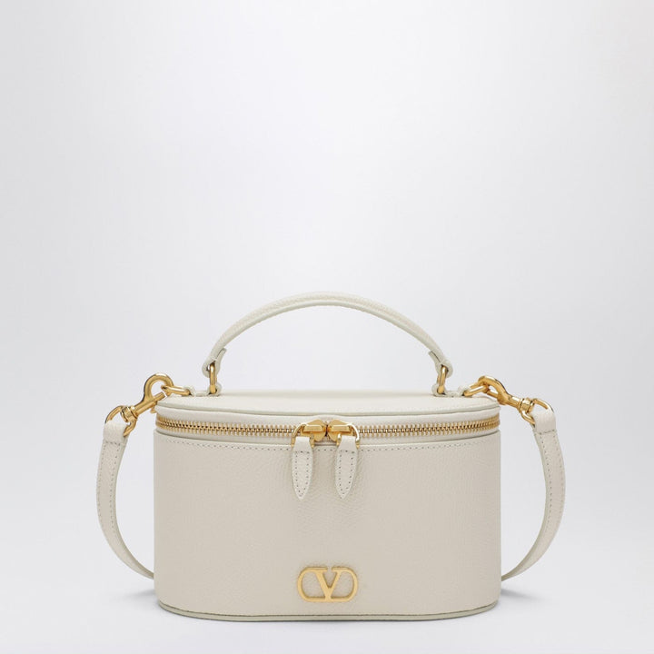 Apparel &amp; Accessories TU Valentino Garavani - Vlogo Signature Mini Vanity Bag in ivory grained calfskin Brand