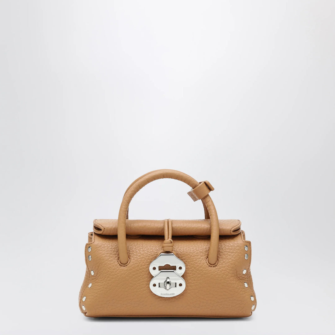 Zanellato - Dotta Baby amaretto grained leather bag Brand Apparel & Accessories U