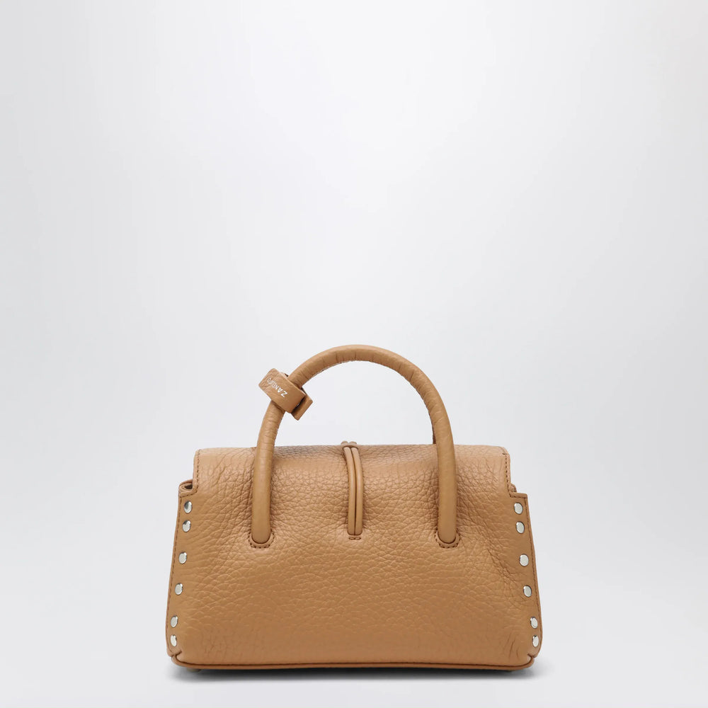 Zanellato - Dotta Baby amaretto grained leather bag Brand Apparel & Accessories U