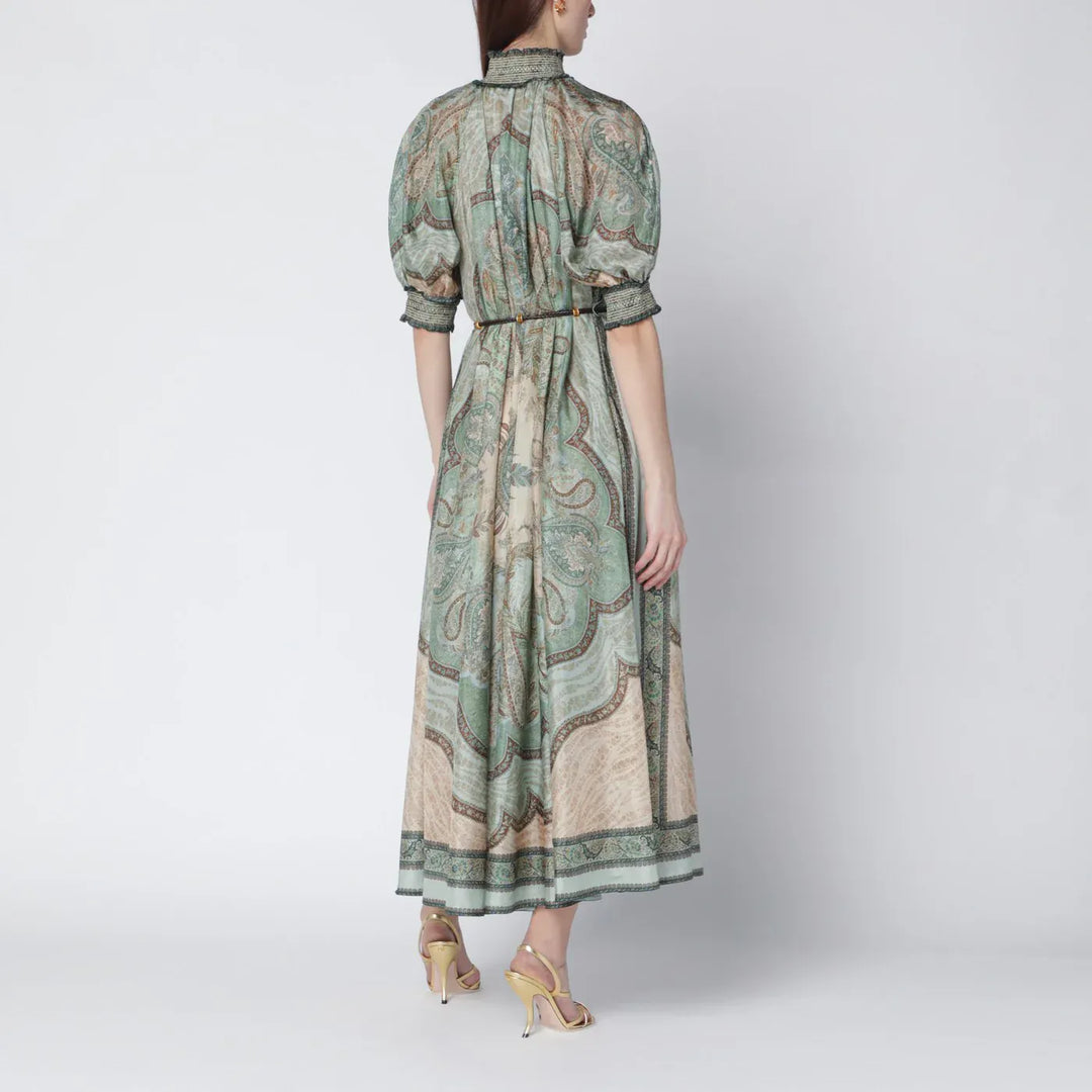 ZIMMERMANN - Wanderlust Billow dress with tapestry print Brand Apparel &amp; Accessories