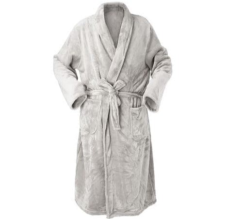 Brogo Bathrobe Brogo Microfibre Supersoft Woven Bathrobes Dove S/M Brand