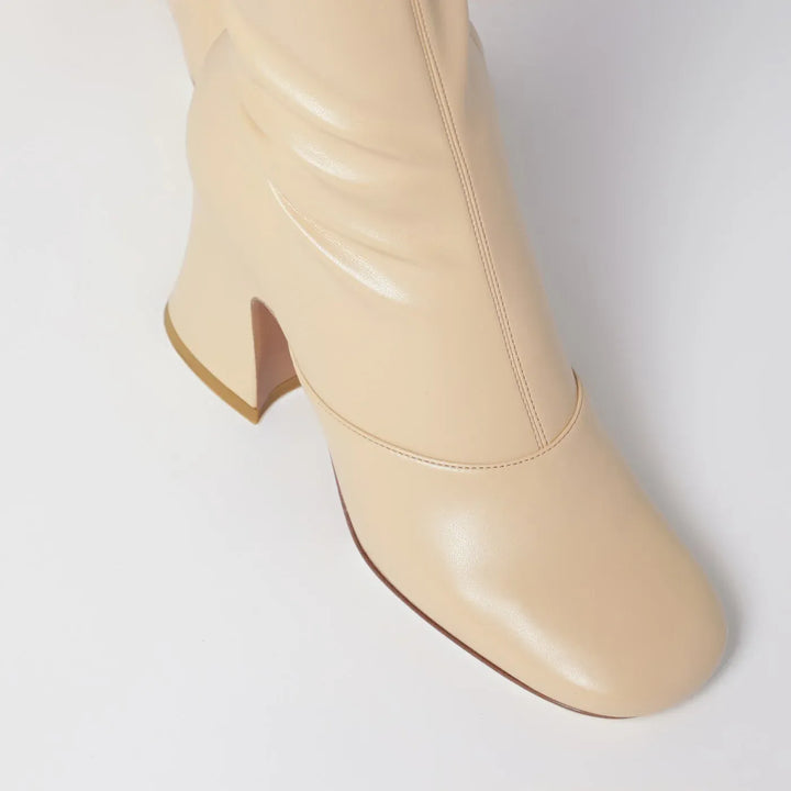 Chloé - Beige Janis heeled boots Brand Boots