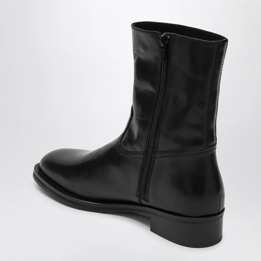 Jude - Daryl ankle boots in black leather Brand Boots