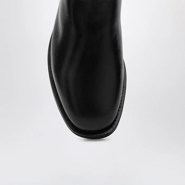Jude - Daryl ankle boots in black leather Brand Boots