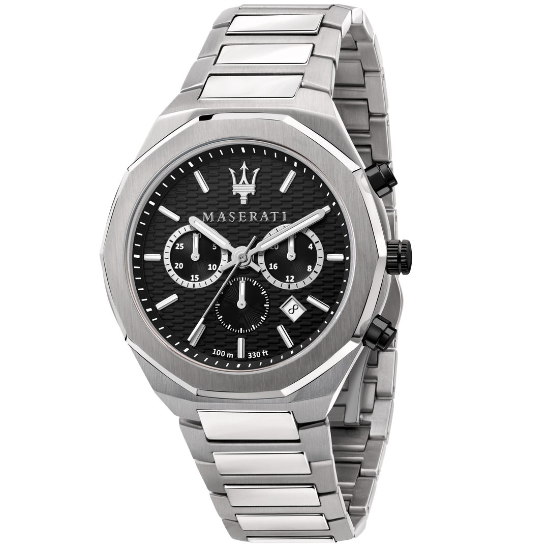 Maserati Chronograph Maserati Stile Silver Chronograph Watch Brand