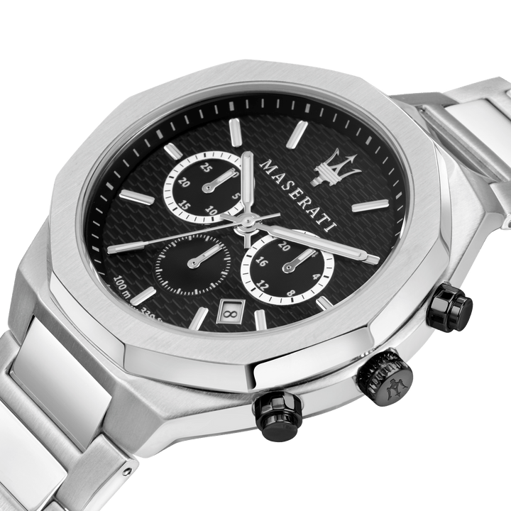 Maserati Chronograph Watches Maserati Stile Silver Chronograph Watch Brand