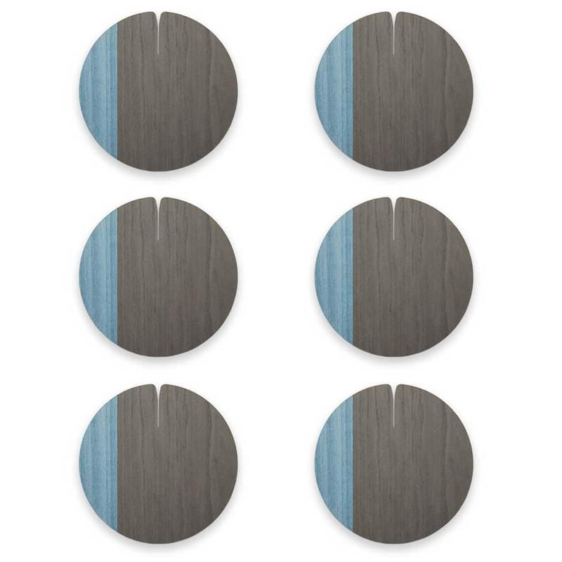 Lignis Coaster Lignis Nelumbo Coaster Medium Set Of 6, Cold Blue Brand