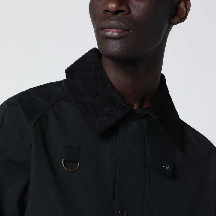 Barbour - Black Spey jacket in cotton blend Brand Coats &amp; Jackets
