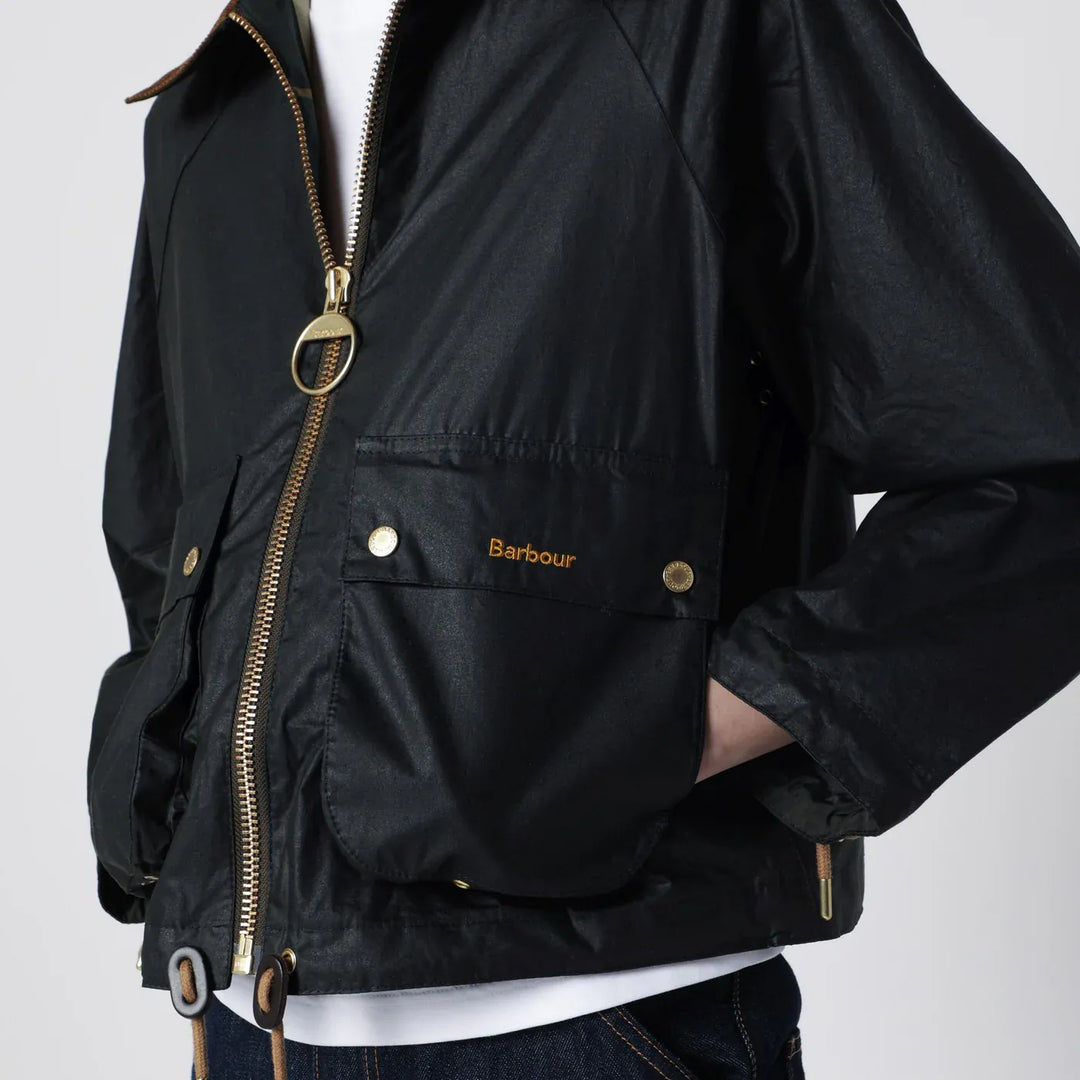 Barbour - Marron jacket green in waxed cotton Brand Coats &amp; Jackets