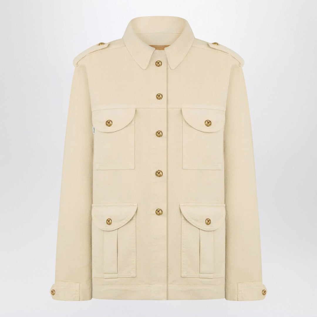 Coats &amp; Jackets Blazé Milano - Safari jacket in beige denim Brand