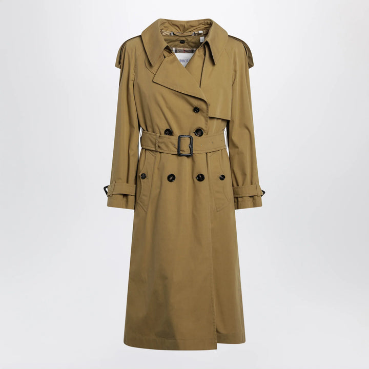 Burberry - Double-breasted trench coat in cotton blend brown Brand Coats &amp; Jackets 6 UK