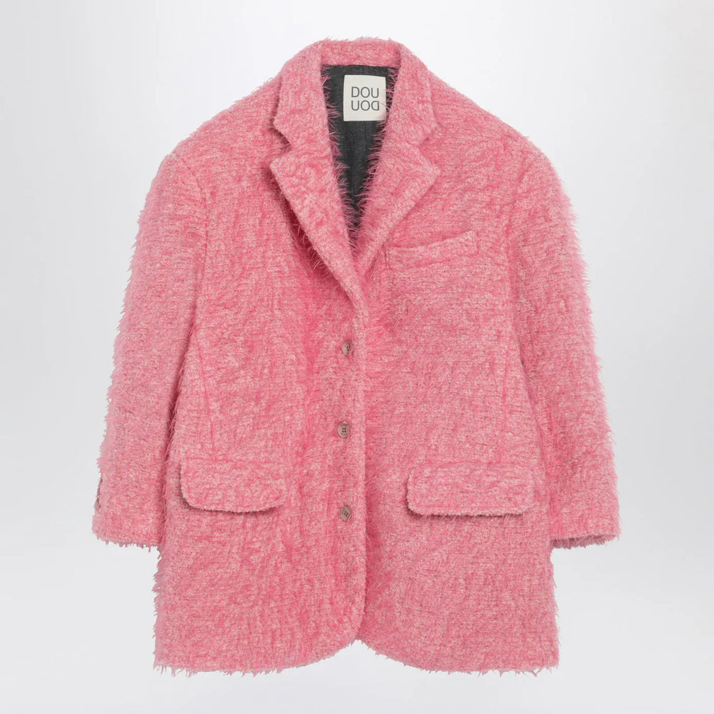 Douuod - Olona pink wool-blend jacket Brand Coats & Jackets 10