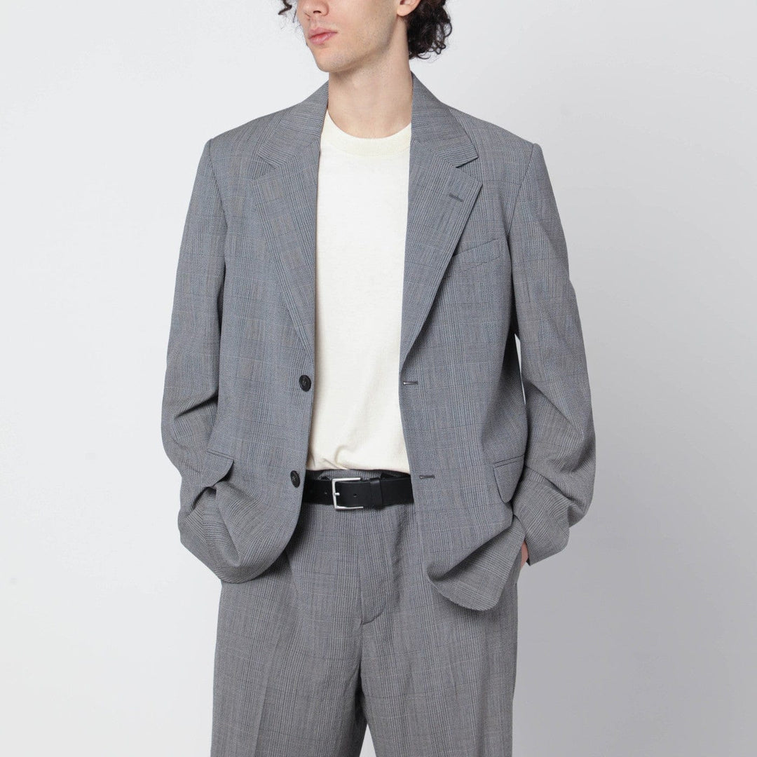 Coats & Jackets Golden Goose - Grey single-breasted Prince of Wales jacket Brand