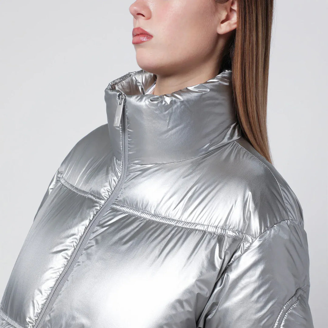 HERNO - Metallic Shield Laminar jacket Brand Coats &amp; Jackets