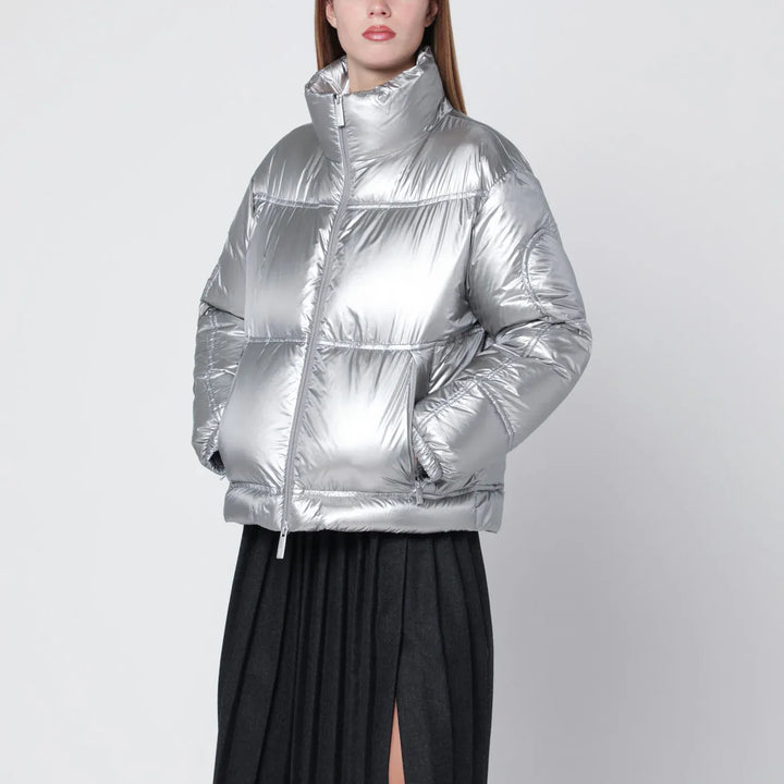 HERNO - Metallic Shield Laminar jacket Brand Coats &amp; Jackets L