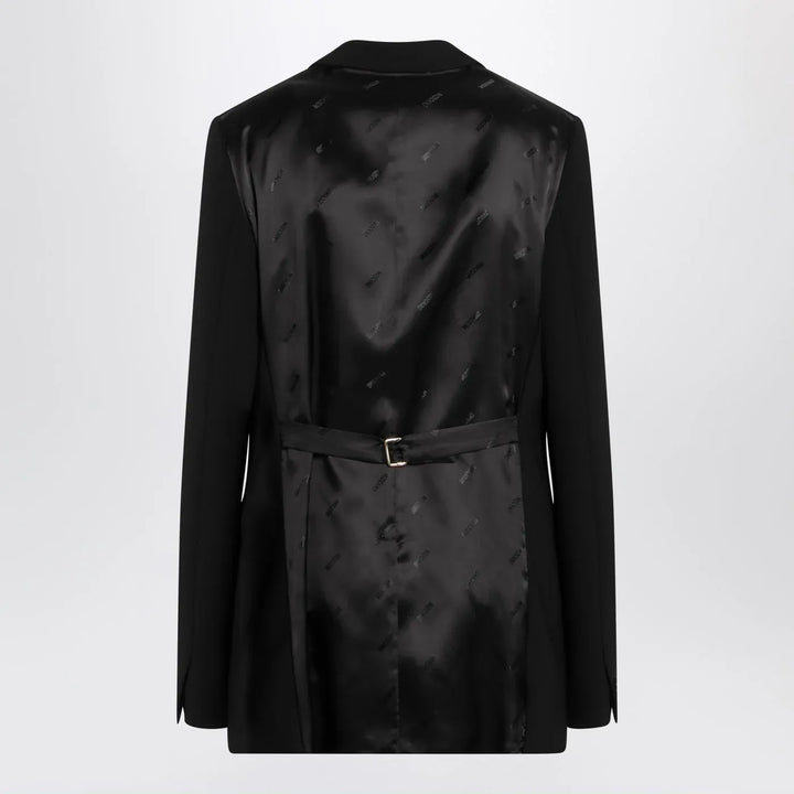 Moschino - Black single-breasted jacket Brand Coats &amp; Jackets 40  IT