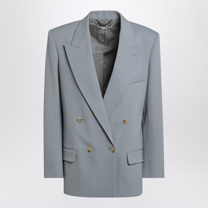 Coats &amp; Jackets 38  IT Stella McCartney - Light grey wool double-breasted jacket Brand