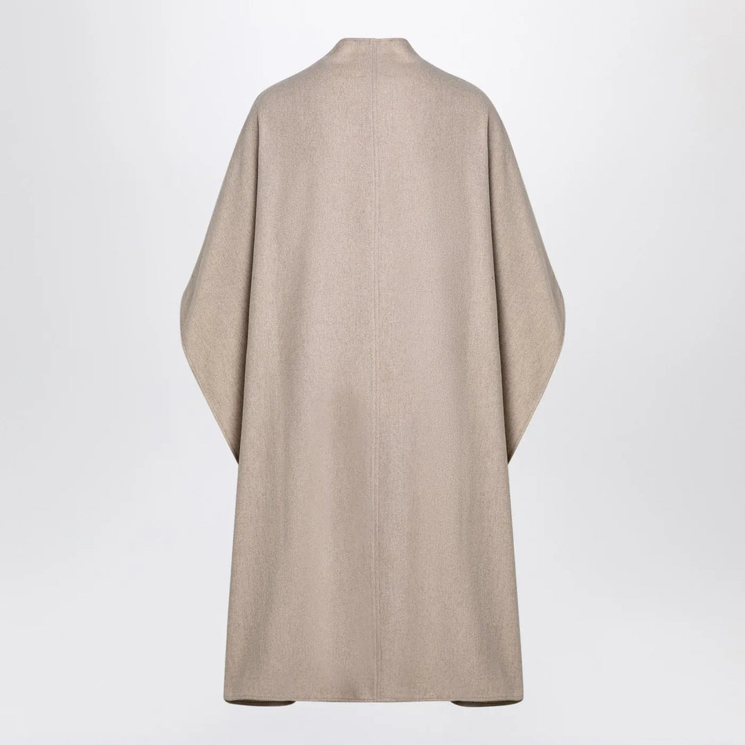 the garment - Beige wool-blend cape Brand Coats &amp; Jackets U