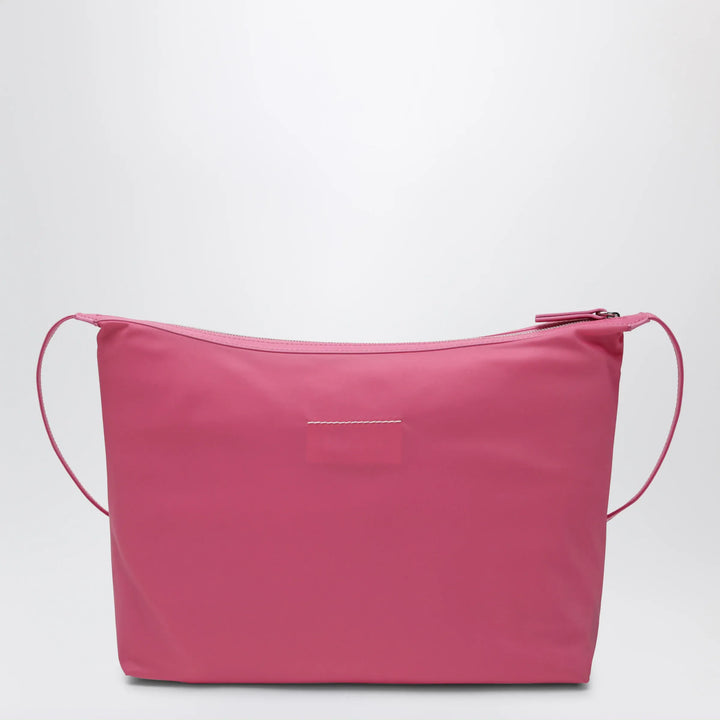 MM6 Maison Margiela - Numeric crossbody bag in nylon, carmine rose Brand Crossbody Bag U