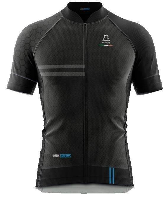 Vardena Cycling Jersey Vardena Honey Line Carbon Ceramic Black Cycling Jersey Vardena Honey Line Carbon Ceramic Jersey Black Brand