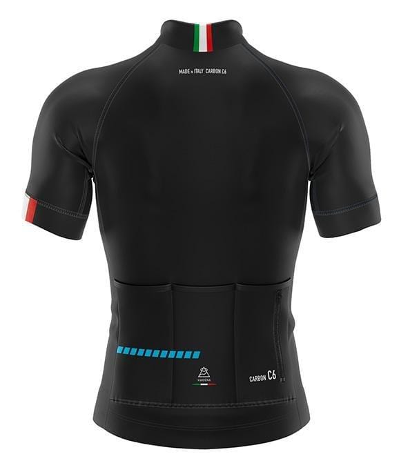 Vardena Cycling Jersey Vardena Solid Black Full Carbon Cycling Jersey Vardena Full Carbon Jersey Solid Black Brand