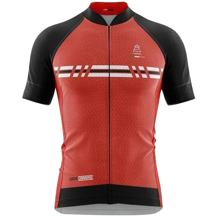 Vardena Cycling Jersey Vardena Super Line Red Carbon Ceramic Cycling Jersey Vardena Super Line Red Carbon Ceramic Jersey  Brand