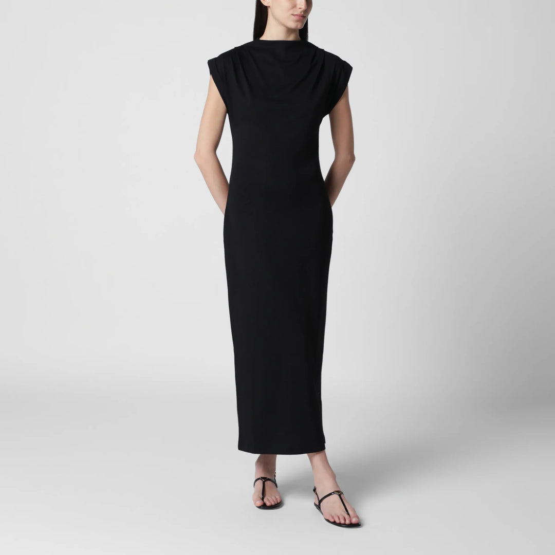 ANINE BING - Alix black cotton-blend dress Brand Dresses S